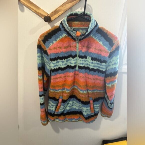 ⭐️ BILLA BONG FLEECE QUARTER ZIP - Picture 2 of 9